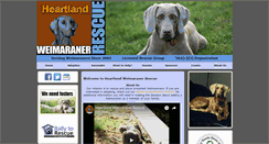 Desktop Screenshot of heartlandweimrescue.org